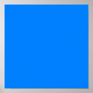 Póster Azure (solid color)