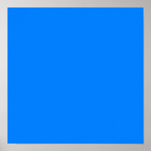 Póster Azure (solid color) (Frente)