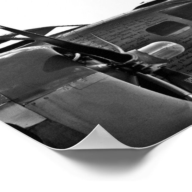 Póster B17 WW2 Raras (Esquina)