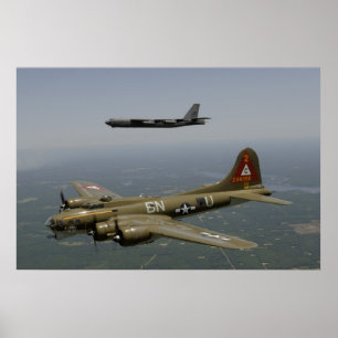 Póster B17 y poster de B52H