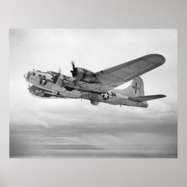Póster B-17 "Fortaleza Voladora" (Frente)