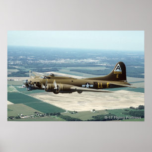 Póster B-17 poster de la Fortaleza Voladora 2