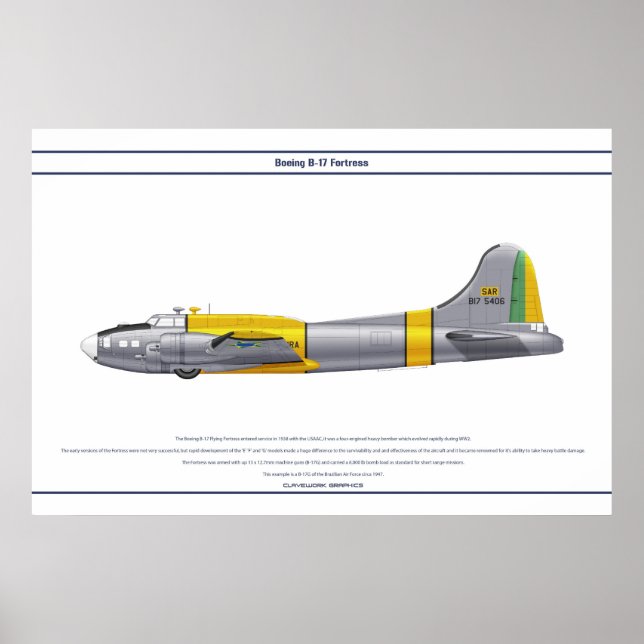 Póster B-17G Brazil 1 (Frente)