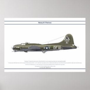 PÓSTER B-17G EE.UU. 324BS 1