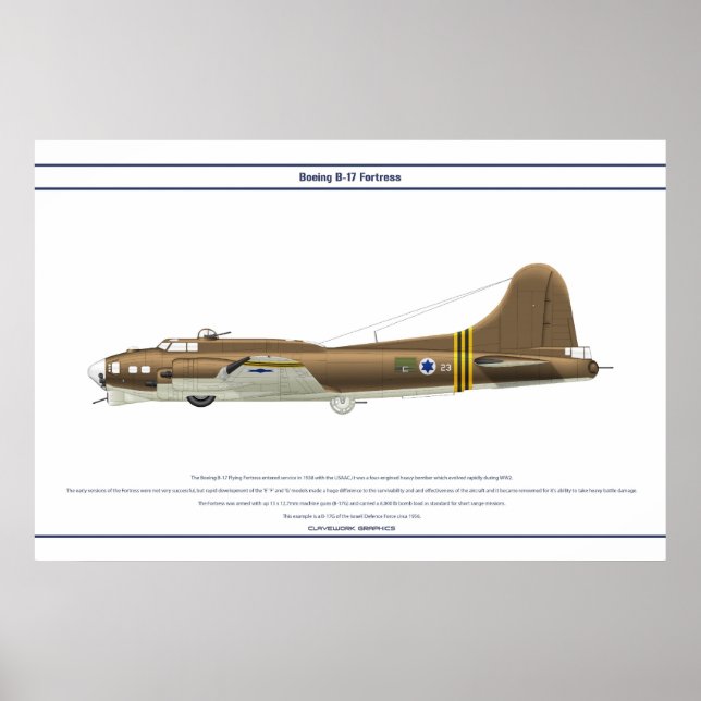 Póster B-17G Israel 1 (Frente)