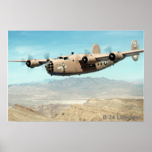 Póster B-24 poster del libertador 2