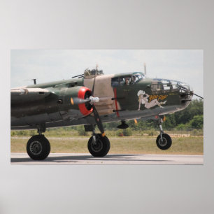 Póster B-25 Mitchell