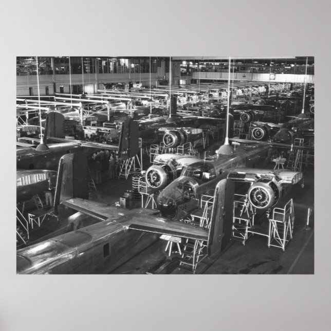 Póster B-25 Mitchell Bomber, 1942 (Frente)