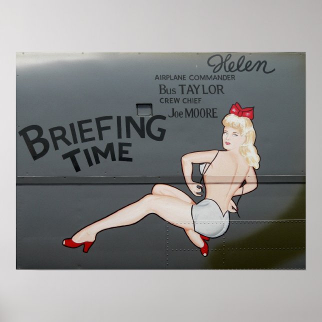Póster B-25 Nose Art (Frente)