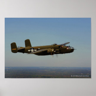 Póster B-25 poster de la bomba Mitchell 2