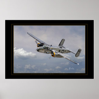 Póster B-25 Yankee Warrior