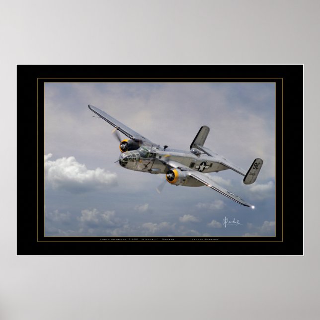 Póster B-25 Yankee Warrior (Frente)
