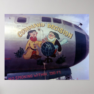 Póster B-29 Nose Art