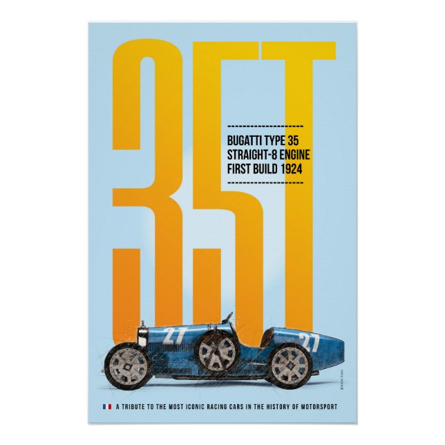 Póster B 35T Tribute (Anverso)