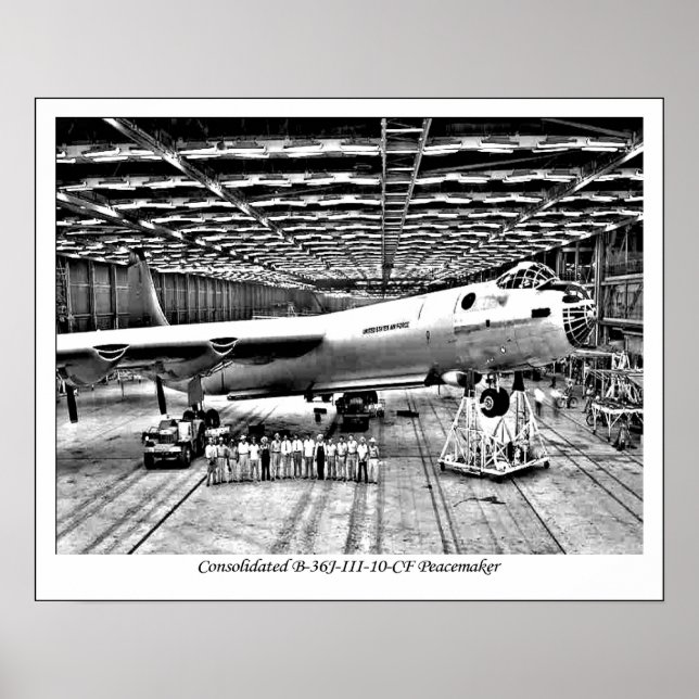Póster B-36 poster/impresión de aeronaves de calidad de m (Frente)