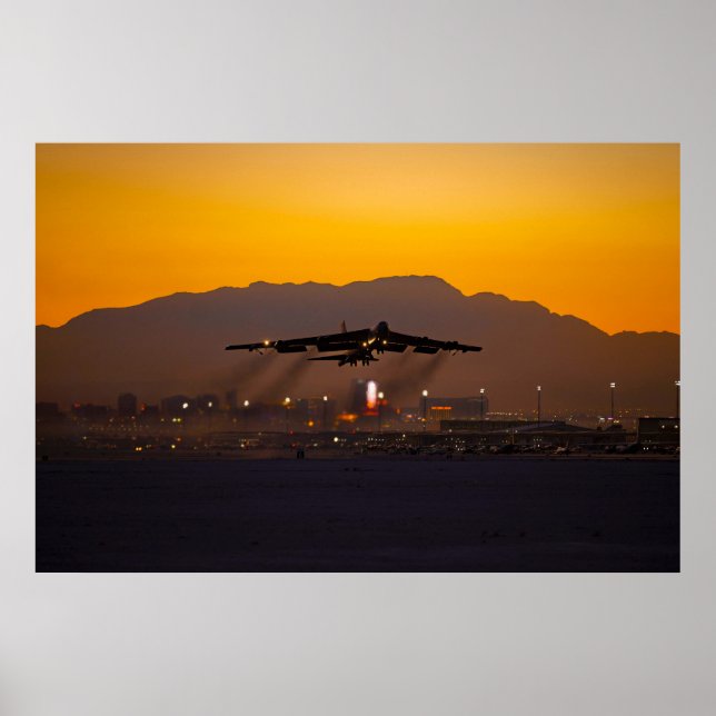 Póster B-52 Atardecer de Estrasburgo (Frente)