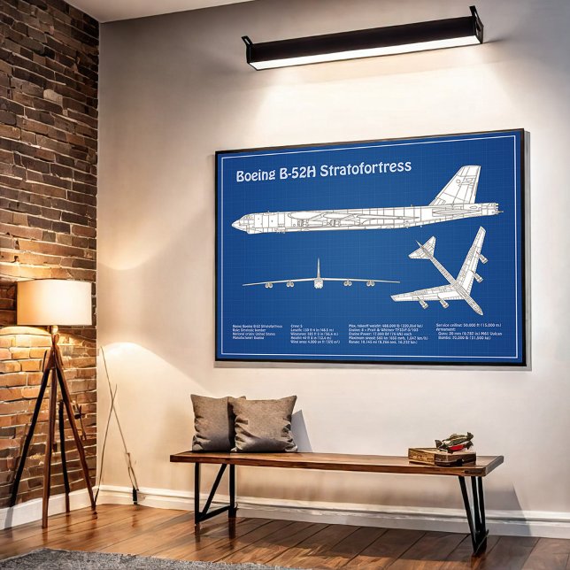 Póster B-52 Estratotrora - Planes de Planes de Plano Azul (Subido por el creador)