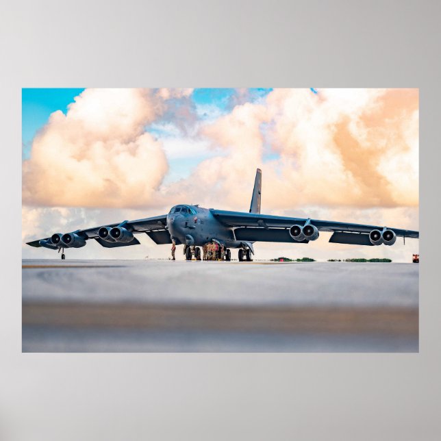 Póster B-52 Luz de torsión de la Estratofortaleza (Frente)