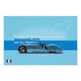 Póster B 57G "Tank" at the Sarthe