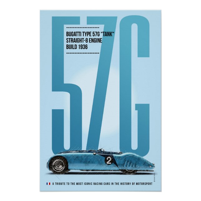 Póster B 57G Tribute (Anverso)