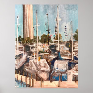 Póster B Dock, pon la bahía