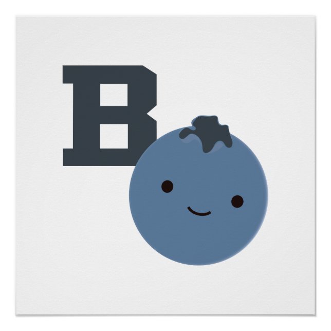 Póster B es para Blueberry (Anverso)