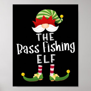 Póster B Navidades Del Grupo Del Elfo Pesquero Funny Fies