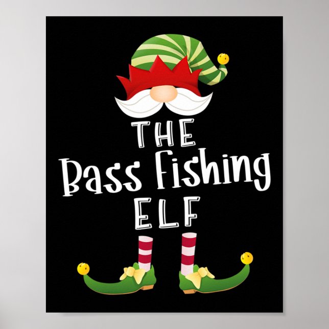 Póster B Navidades Del Grupo Del Elfo Pesquero Funny Fies (Frente)