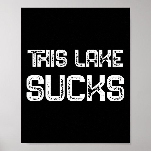 Póster B Pescado Crappie Lure Diciendo Curiosa Pesca Este (Frente)