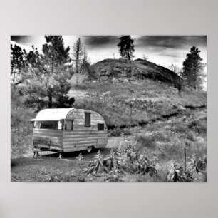 Póster B&W 56 Shasta Canned Ham