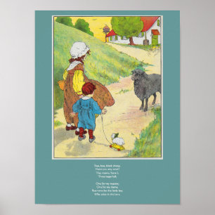 Póster Baa, Baa, Oveja Negra, Rima Materna