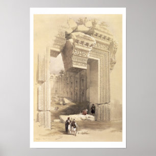 Póster Baalbec, May 7th 1839, plate 81 from Volume II of