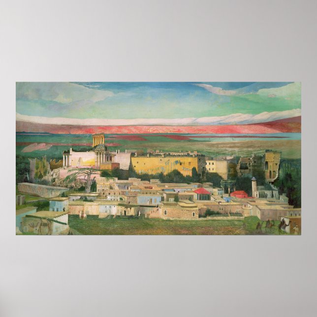 Póster Baalbek, 1906 (Frente)
