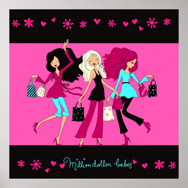 Póster Babes de millones de dólares (Frente)
