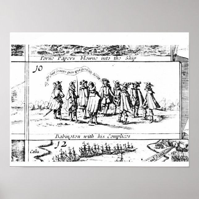 Póster Babington y sus cómplices (Frente)