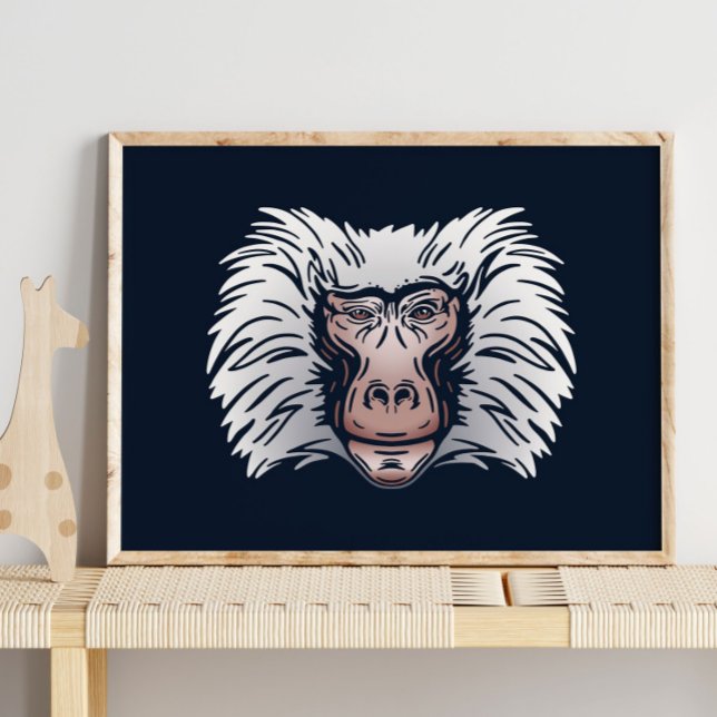 Póster Baboon African Print | Baboon Animal Print  (Subido por el creador)