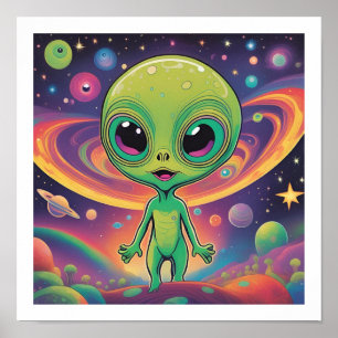 Póster Baby Alien