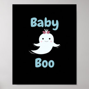 Póster Baby Boo Cute Niños O Parejas De Halloween Regalo
