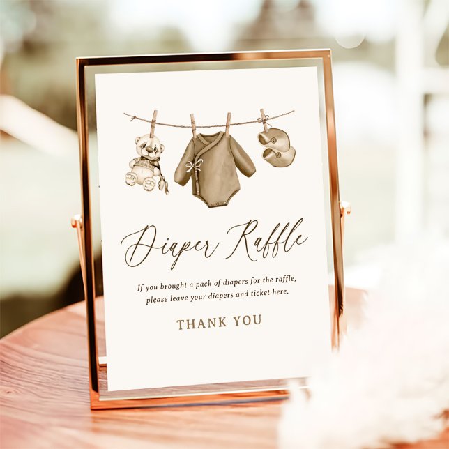 Póster Baby Clothes Boy Baby Shower Diaper Raffle Rótulo (Subido por el creador)