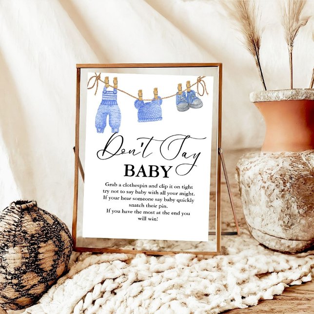 Póster Baby Clothesline no digas el signo del fiesta del  (Subido por el creador)