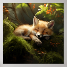 Póster Baby Fox