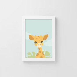 Póster Baby Giraffe