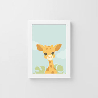 Póster Baby Giraffe 