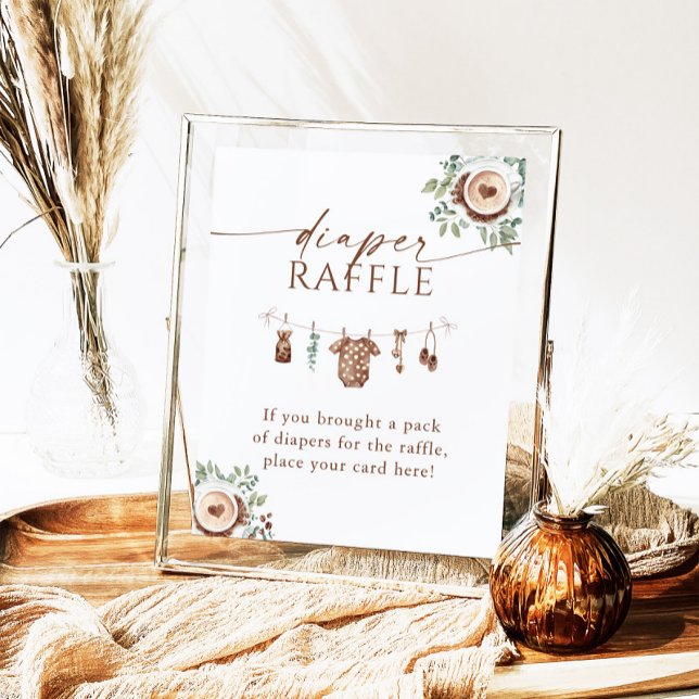 Póster Baby Is Brewing Coffee Baby Shower Diaper Raffle  (Subido por el creador)
