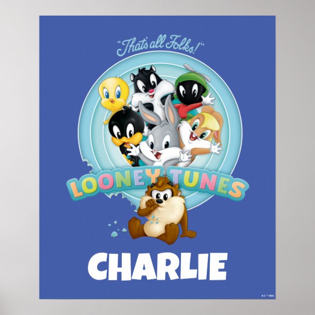 Póster Baby LOONEY TUNES™ Logo | That's All Folks (Frente)