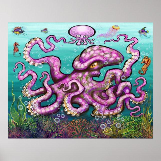 Póster Baby Octopus Poster (Frente)