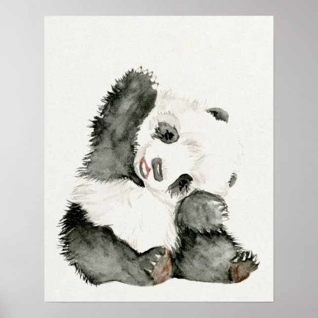 Póster Baby Panda | Cute & Furry (Frente)