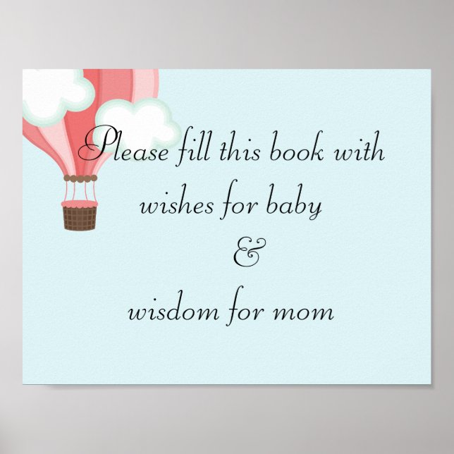 Póster baby shower (Frente)