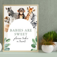 Baby Shower: Animales de Safari de la Selva recibe