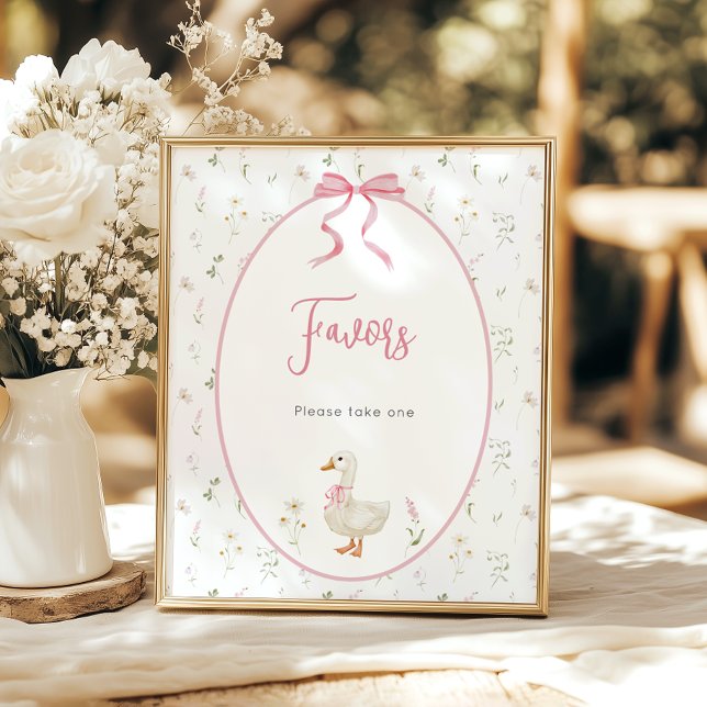 Póster Baby Shower, Chica de Goose Silly, favorece (Subido por el creador)